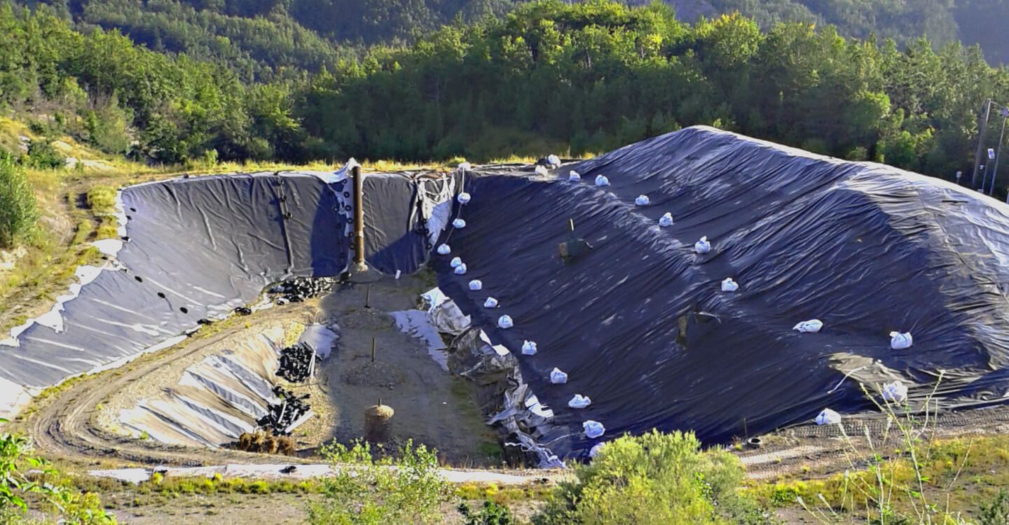 Impermeabilizzazione discarica – Pievepelago