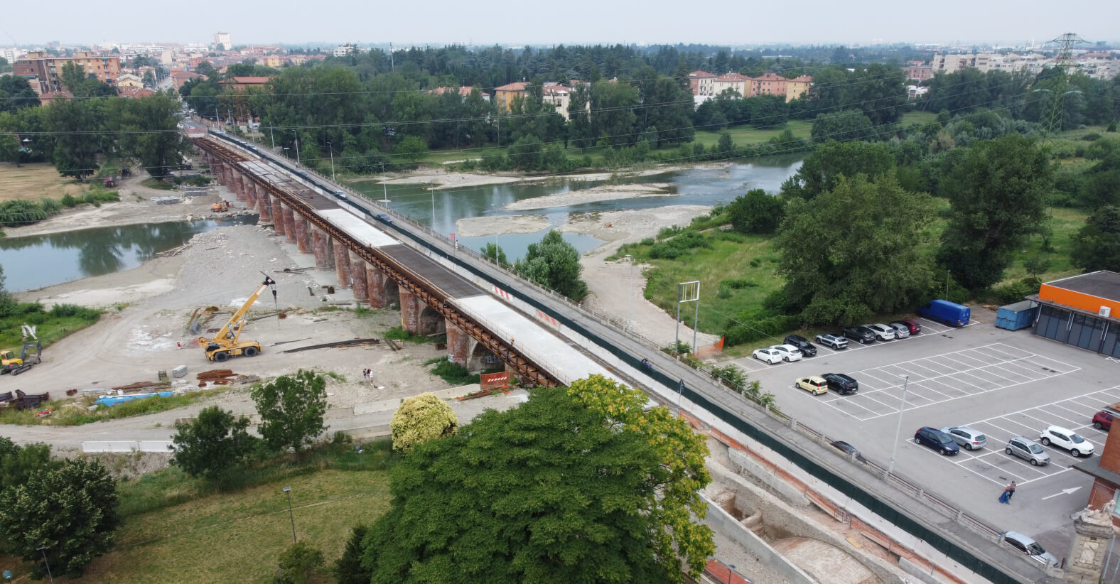 Ponte stradale sul fiume Reno – Pontelungo (BO)