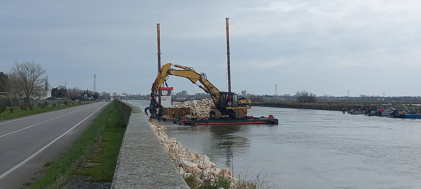 Ripristino delle arginature del canale navigabile dall’impianto di via Marina fino a Ponte Albani (SS 309)